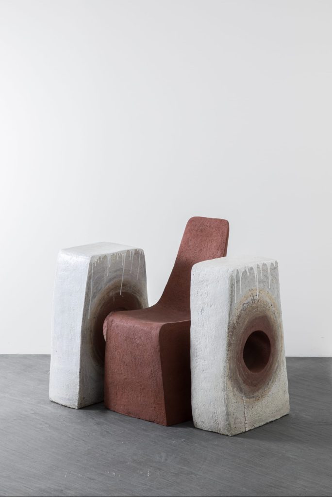 Fauteuil Aztèque Rouge